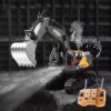 RC METAL JCB EXCAVATOR WITH SMOKE AND 680° DEGREE ROTATION, ADVANCED 16 CHANNEL, JUMBO SIZE 1:16 SCALE (Yellow)