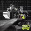 RC METAL JCB EXCAVATOR WITH SMOKE AND 680° DEGREE ROTATION, ADVANCED 16 CHANNEL, JUMBO SIZE 1:16 SCALE (Green)